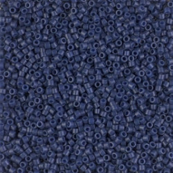 DB2143 Delicas 11/0 Opaque Dyed Navy Blue Mat (x5gr)
