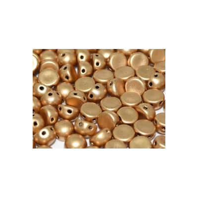 Perle Cabochon 2 trous Aztec Gold (x12) Perle Cabochon 2 trous Aztec Gold (x12)