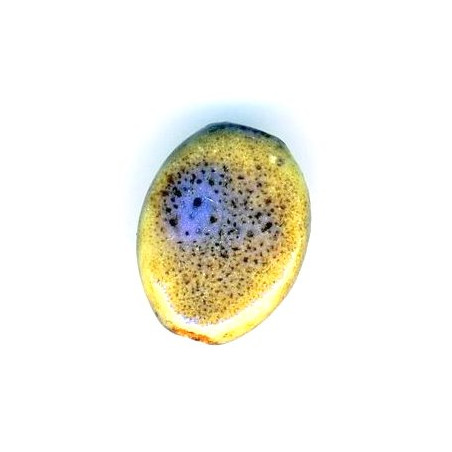 Céramique olive plate Marron clair 20X15X6mm(x1)