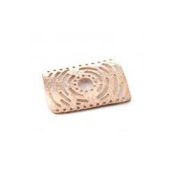 Plaque Intercalaire 30X42mm Rose Gold (X1) 