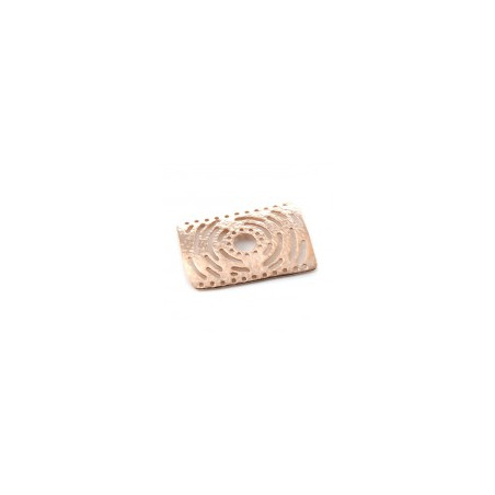 Plaque Intercalaire 30X42mm Rose Gold (X1) 