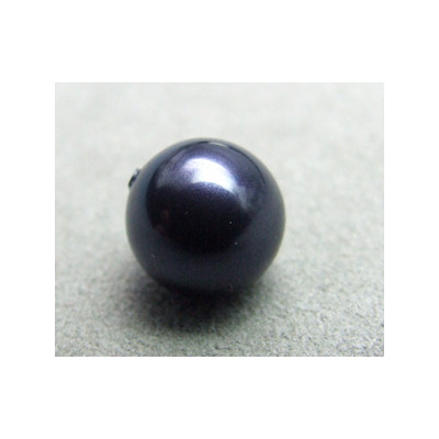 Perle ronde nacrée Swarovski 10mm Night Blue (x1) Perle ronde nacrée Swarovski 10mm Night Blue (x1)
