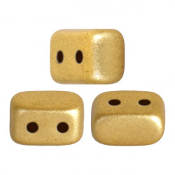 Perles "Ios®" par Puca® 5,5X2,5mm Light Gold Mat (x5gr)