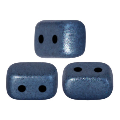 Perles "Ios®" par Puca® 5,5X2,5mm Metallic Mat Dark Blue (x3gr)