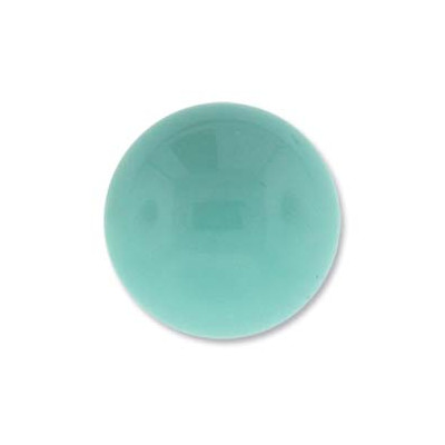 Cabochon Round 24mm Green Turquoise (x1) 