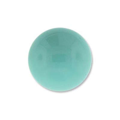 Cabochon Round 18mm Green Turquoise (x1)