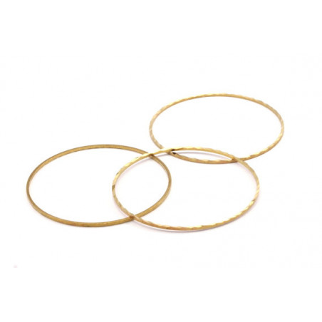 Support Rond Striee Laiton 50mm (x1)