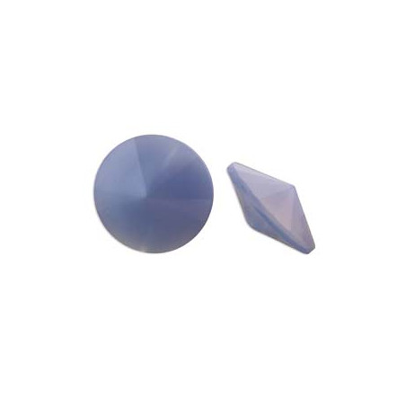 Cabochon Rond Matubo 14mm Sky Blue Pearl (x1)