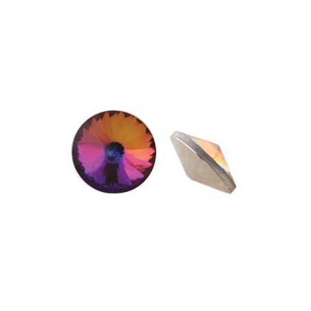 Cabochon Rond Matubo 14mm Volcano (x1)