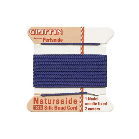 Fil de Soie 0.45mm Dark Blue 2m (x1)