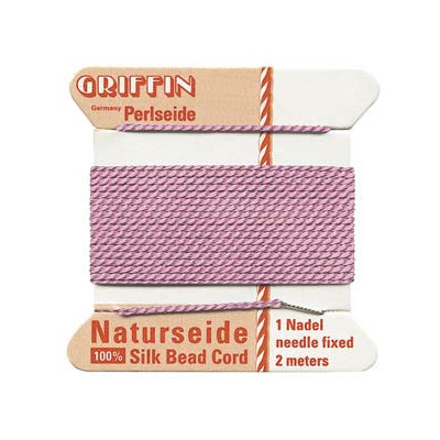 Fil de Soie 0.45mm Dark Pink 2m (x1) Fil de Soie 0.45mm Dark Pink 2m (x1)