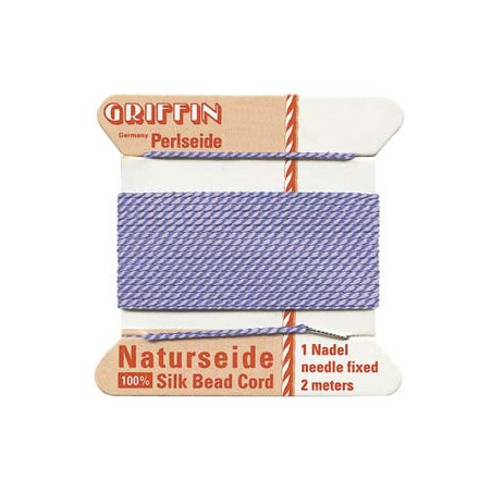 Fil de Soie 0.45mm Lilac 2m (x1)