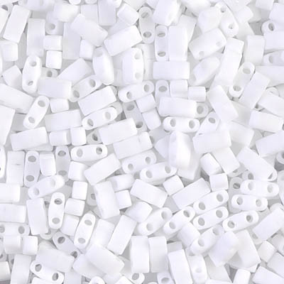 TLH0402F Tila 1/2 Cut White Opaque Mat (X5gr) TLH0402F Tila 1/2 Cut White Opaque Mat (X5gr)