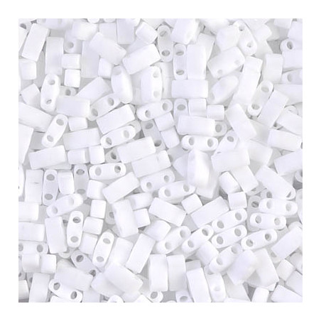 TLH0402F Tila 1/2 Cut White Opaque Mat (X5gr) 