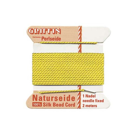 Fil de Soie 0.45mm Jaune 2m (x1)