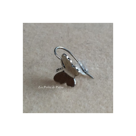 Boucle Crochet Papillon 1,5X2,5cm (X2) 