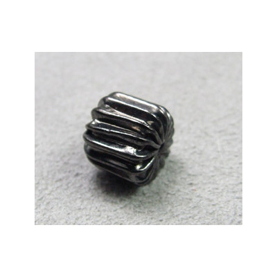 Perle intercalaire barillet 10mm - gunmetal (x1)