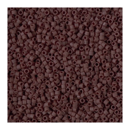 DB1910 Delicas 11/0 Opaque Mt Dk Chocolat (x 5gr)  