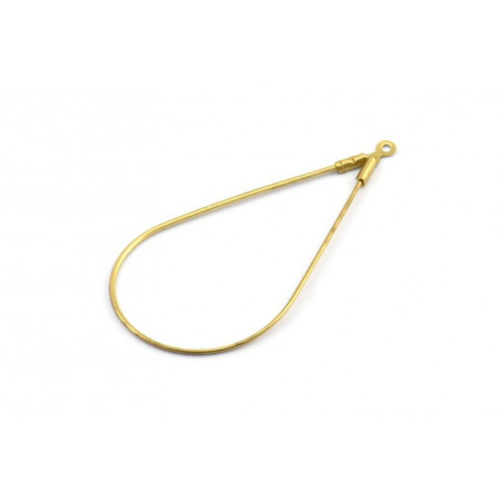 Support Goutte Laiton 44x23x0,8mm (x1)  