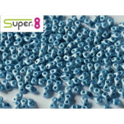 Perles Super 8® Albatre Light Saphir 29434 2,2x4,7mm (x5gr)