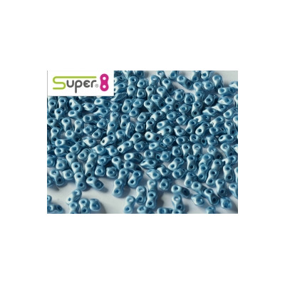 Perles Super 8® Albatre Light Saphir 29434 2,2x4,7mm (x5gr)
