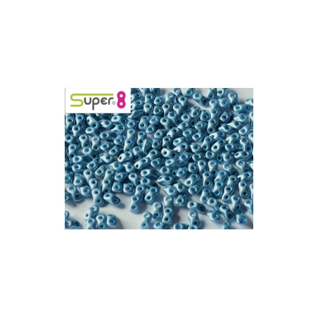 Perles Super 8® Albatre Light Saphir 29434 2,2x4,7mm (x5gr)
