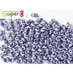 Perles Super 8® Albatre Violet 29425 2,2x4,7mm (x5gr)