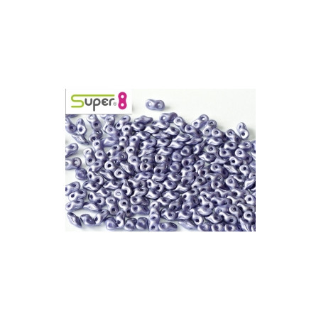 Perles Super 8® Albatre Violet 29425 2,2x4,7mm (x5gr)