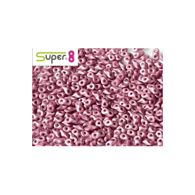 Perles Super 8® Albatre Rose 29428 2,2x4,7mm (x5gr)