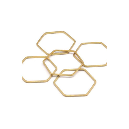 Support Hexagone Laiton 25mm (x1)