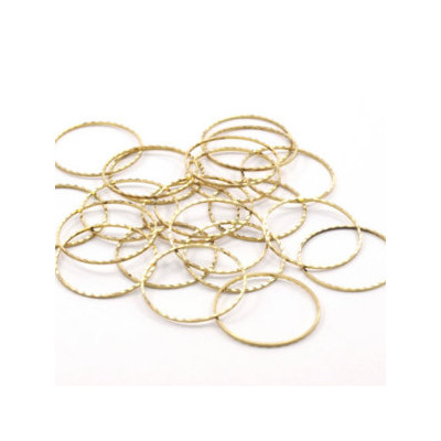 Support Rond Strié Laiton 25mm(x1) Support Rond Strié Laiton 25mm(x1)