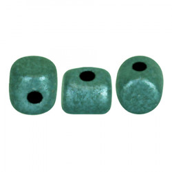 Perles Minos® Par Puca® Metallic Mat Green Turquoise (x5gr)   