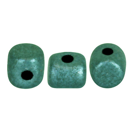 Perles Minos® Par Puca® Metallic Mat Green Turquoise (x5gr)   