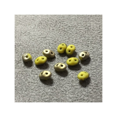SuperDuo Duet® 2,5X5mm Limon Fool'S Gold (x10gr) SuperDuo Duet® 2,5X5mm Limon Fool'S Gold (x10gr)