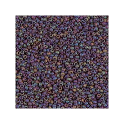 R11-0409 Fr Rocailles 11/0 Opaque Brun Mat AB (x 10gr) R11-0409 Fr Rocailles 11/0 Opaque Brun Mat AB (x 10gr)