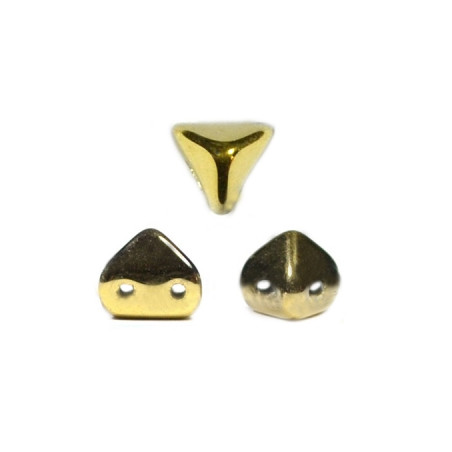 Perles en verre Super-Khéops® par Puca® 6 mm Full Dorado (x5g)