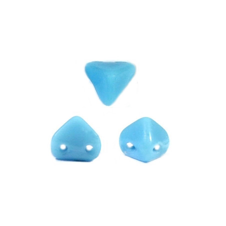 Perles en verre Super-Khéops® par Puca® 6 mm Turquoise Blue (x5g)
