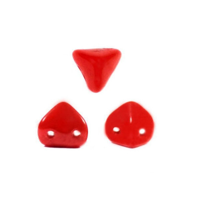 Perles en verre Super-Khéops® par Puca® 6 mm Red Coral (x5g)