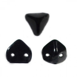 Perles en verre Super-Khéops® par Puca® 6 mm Jet Mat (x5g)