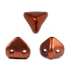 Perles en verre Super-Khéops® par Puca® 6 mm Bronze Red Mat (x5g)