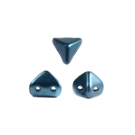 Perles en verre Super-Khéops® par Puca® 6 mm Pastel Petrol (x5g) 