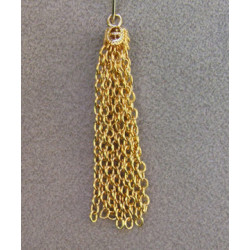 Pampille Dorée 0.5X4cm(X1)