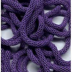 Chaine Résille Métal Violet 3mm avec Fermoir (x 60cm)