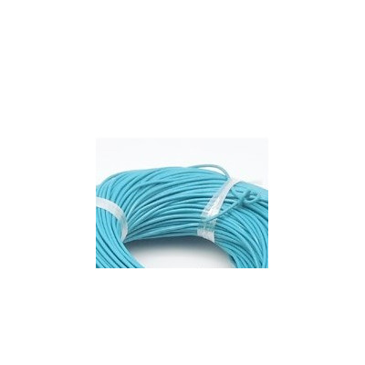 Cuir Turquoise 1,5mm(X1m)