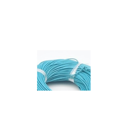 Cuir Turquoise 1,5mm(X1m)