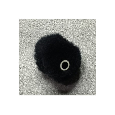 Pompon approx. 20mm Noir (x1)