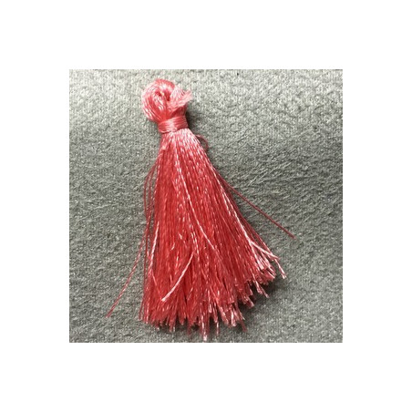 Pompon Polyester Padparadsha 35X7mm (X1)