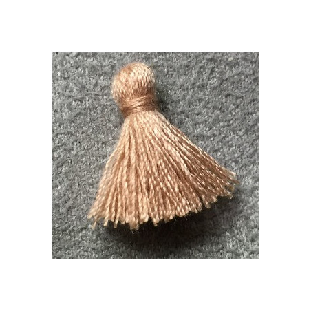 Pompon Beige 20X6mm (X1)     