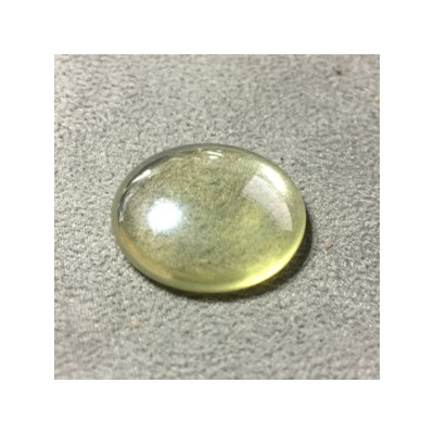 Cabochon Verre 25mm Lemon Opal Luster (X1)  