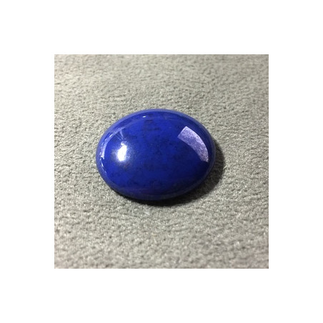 Cabochon Verre 25mm Opaque Marbré Blue (X1)